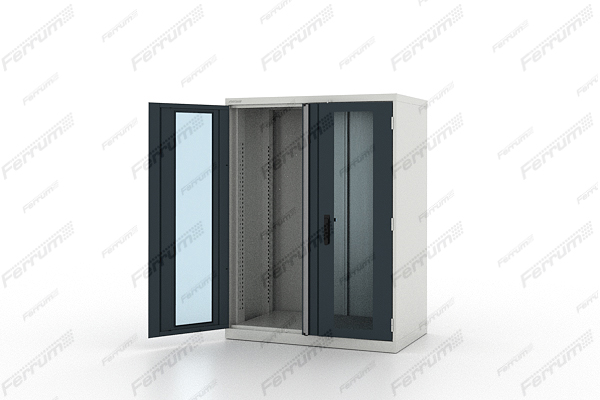 Корпус шкафа инструментального "TITAN" H1400 двери со стеклом